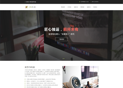 通用自适应企业网站